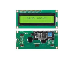 16x2 display with i2c module